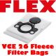 VCE26 FILTER FLEECE BAGS PACK OF 5