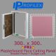 Profilex FR1 Plasterboard Faced Door, Ceiling Panel 300 x 300mm