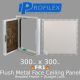 Profilex FR1 Flushed Metal Face Ceiling Panel 300 x 300mm