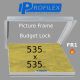 Profilex FR1 Picture Frame, Budget Lock, Loft Hatch 535 x 535mm 