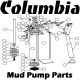 Columbia Hot Mud Pump Parts