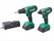 Hikoki 18V Combi & Impact Drill Twin Pack