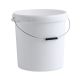 20Ltr White Plastic Mixing Bucket With Wire Handle