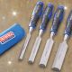 4 Piece Chisel Set in Roll
